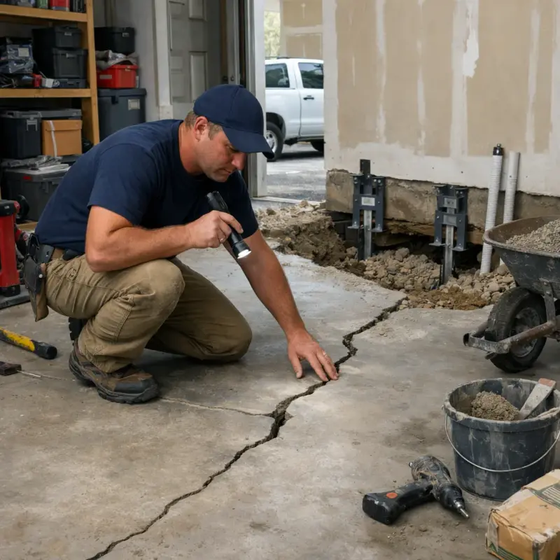 Foundation Settling Repair Indio