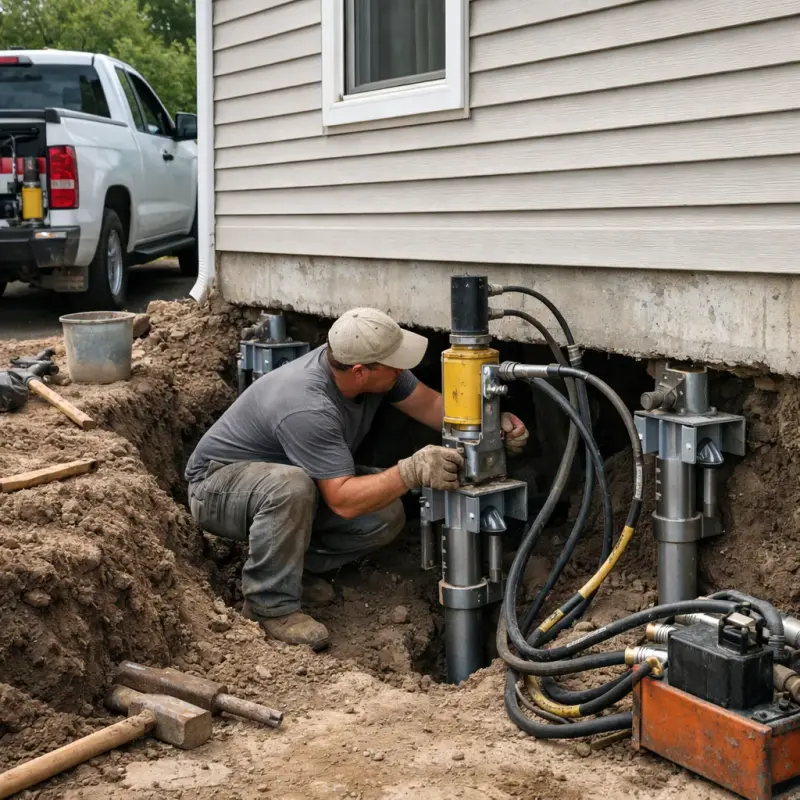 Helical Pier Installation Indio